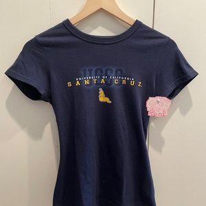 NWT UC Santa Cruz women’s tee - size small